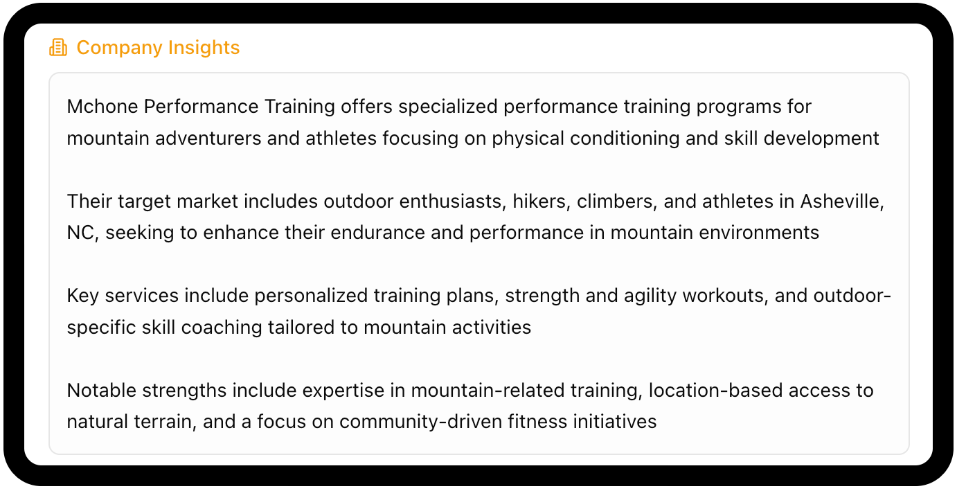 Reachly campaign setup with industry template selection and search configuration